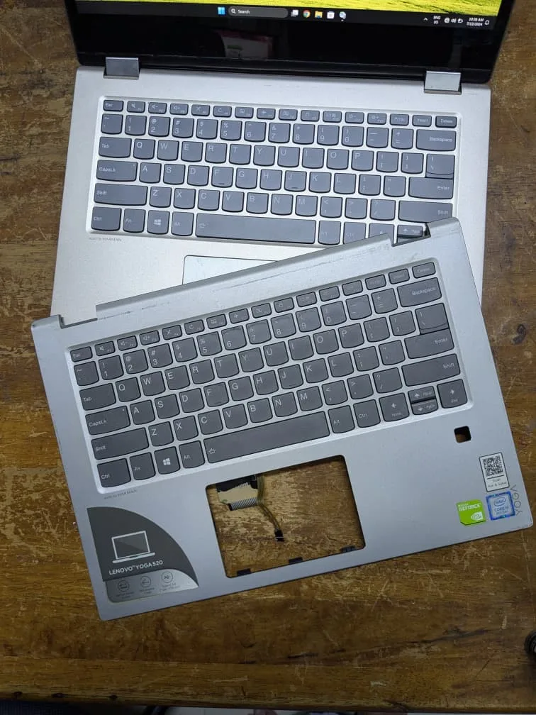 Proses tukar casing dan palmrest laptop Lenovo Yoga